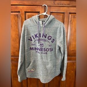 NFL Men’s Minnesota Vikings Team Apparel Hooded Sweatshirt